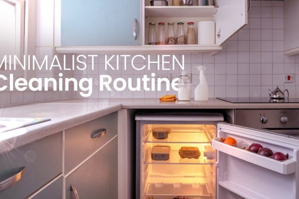 Minimalist Kitchen Cleaning Routine